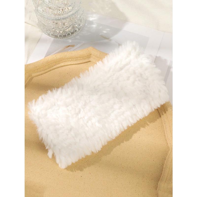 

1Pc Solid Color Leisure Headband for Women,Sweat-AbsorbingHair Accessories,suitable for Fall,Travel,Schools,Halloween,Christmas One Size білий