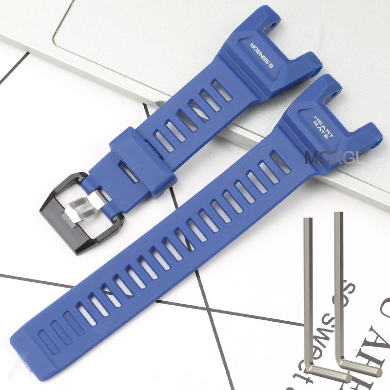 Black Resin Strap Suitable for Casio Men s G-Shock Move GBD-H2000 Series Replacement Band Watch Accessories GBD H2000 синий