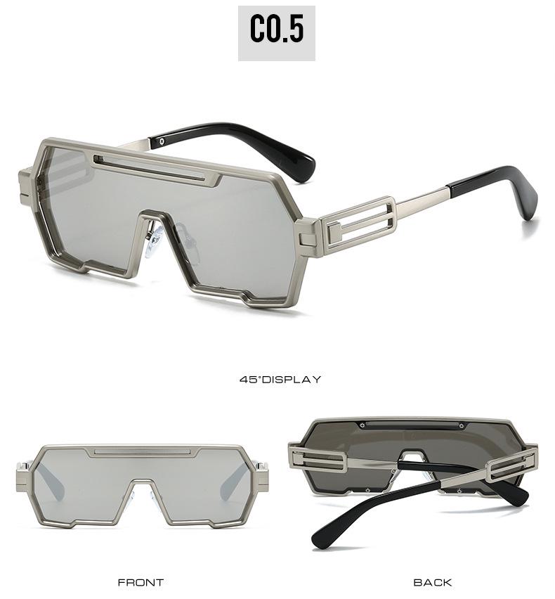 Retro Steampunk Irregular Sunglasses: Unisex 2024 Fashion Trend