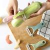 1 Pcs Kitchen Vegetable Fruit Peeler Cooking Tools Potato Peelers Ceramic Peeler Household Convenience Small Tool Random Color
