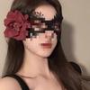 Black Lace Bunny Masquerade Mask - Floral Halloween Party Eye Cover