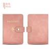 New Multifunctional Clasp Passport Wallet PU Leather Multi-card Bank Card Holder Fashion Gilded Airplane Logo Passport Cover Cas