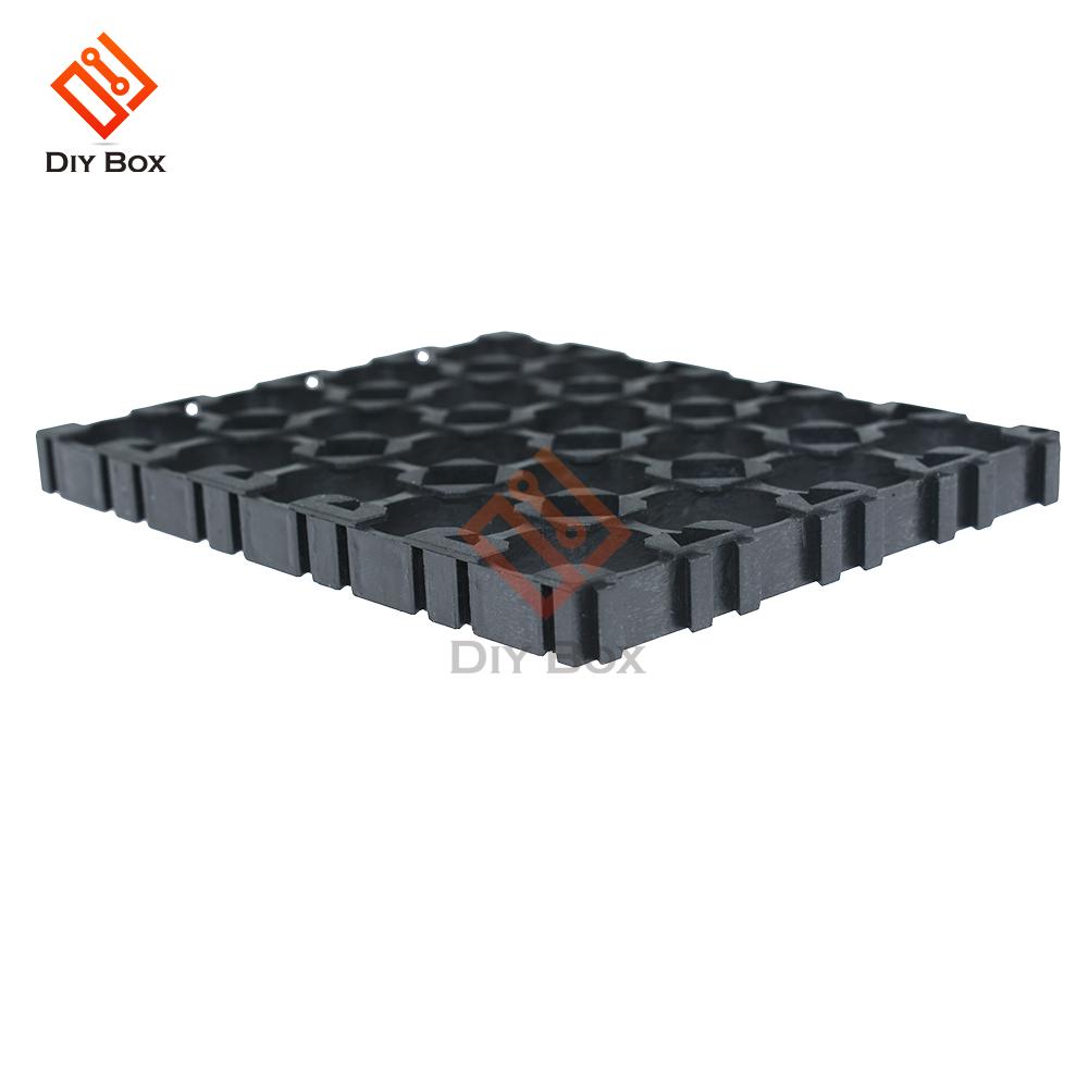 10pcs 4x5 Holder 18650 Lithium Cell Cylindrical Battery Case Holder Batteries Pack Plastic Holder Bracket for DIY Battery Pack