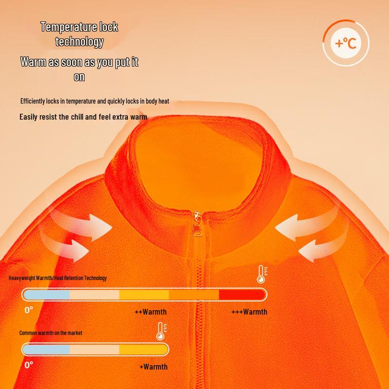 Jeep Men's Double-sided Fleece Jacket