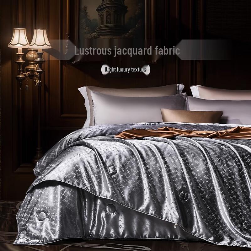 

Fuanna 100% Tussah Silk Antibacterial All-Season Duo Quilt