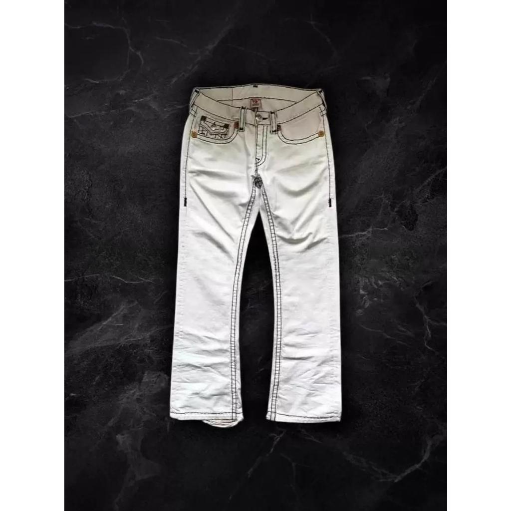 LUXEON Hip Hop Streetwear Svarta Jeans Mode Broderade Y2k Gotiska Raka Jeans