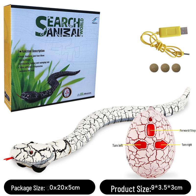 Bionic Remote-Controlled Animal Toy: Cockroach, Centipede, Frog, Crab, Prank Spider, Boa Constrictor, Mouse.