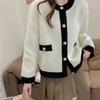 2024 Women's Stylish Wool Cardigan Coat - Autumn/Winter Slimming Casual Outerwear