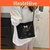 Elegant Large Capacity Tote Bag Trendy Street Style Pu Shoulder Bag With Stitching