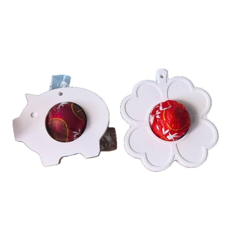 Pendants Silicone Mold Keychains Resin Mold Four Leaf Clovers Epoxy Mold for Casting Chocolate Holders Home Decors