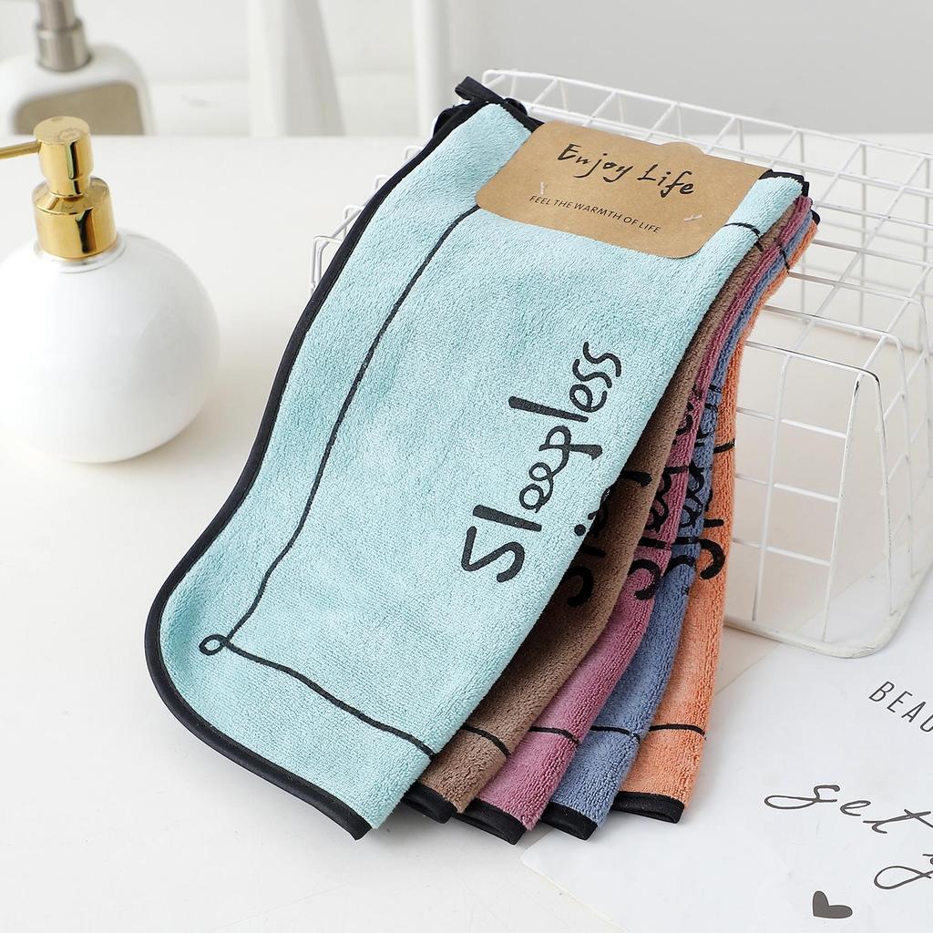 5-Piece Kids' Soft Daisy Square Multi-functional Absorbent Fiber Towel Set