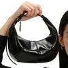 Metal Handle Crescent Bag Women'S Niche Design High-End Underarm Bag Commuting Half-Moon Shoulder Women'S Bag