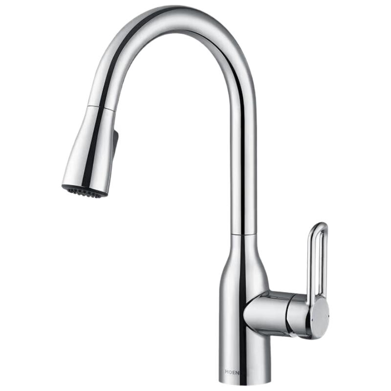 Moen Pull-Out Kitchen Faucet with Hot & Cold Water