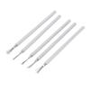 5 PCS Clay Needle Tools Silver White Aluminum Handle Clay Pottery Sculpting Texturing Modeling Tools