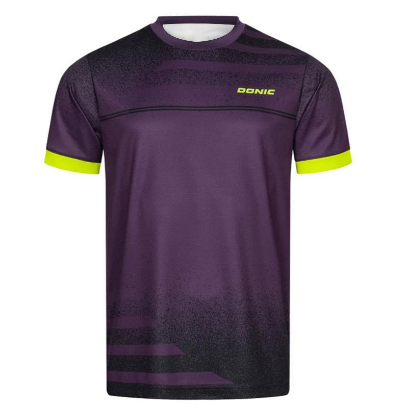 Tricou de tenis de masă pentru bărbați cu imprimeu 3D Tricou de vară respirabil pentru bărbați pentru badminton Top cu mânecă scurtă cu uscare rapidă