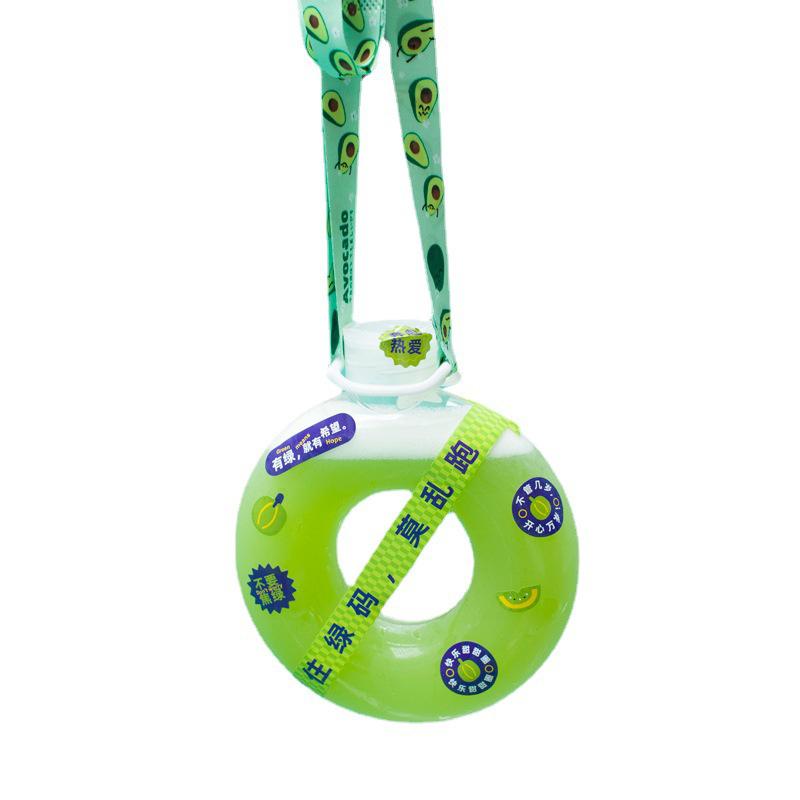 500 ml Summer Cartoon Donut Sippy Kettle Láhev na vodu Venkovní sportovní tělocvična