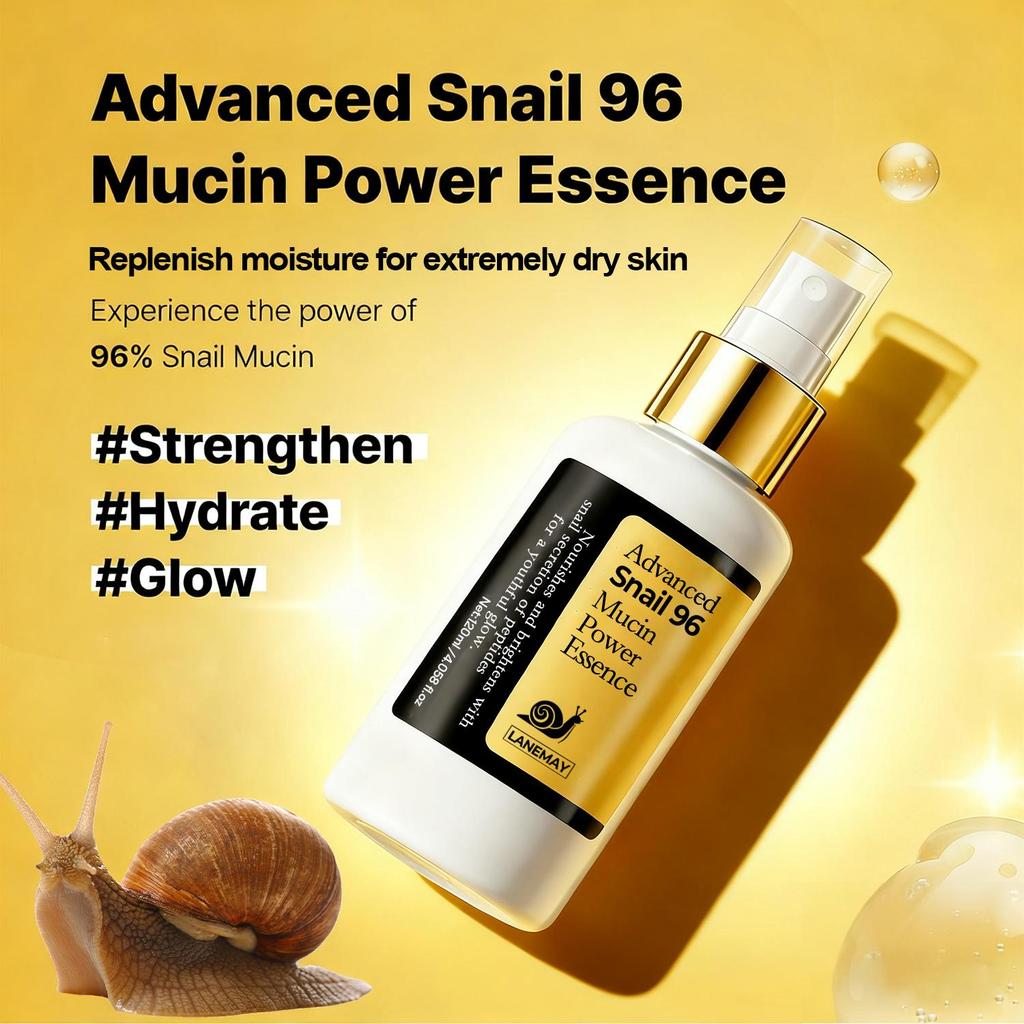 Advanced Snail 96 Mucin Power Essence-Nourishes And Brightens With Snail Secretion Of Peptides For A Youthful Glow-120ml