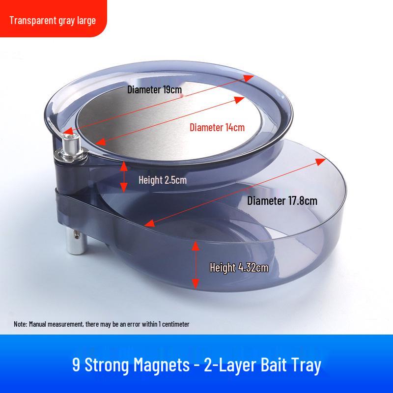 Kompletny aluminiowy zestaw pudełek na sprzęt wędkarski: Uchwyt na wędkę lewy, Pojemnik na ryby i Taca na przynęty
