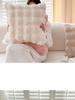 Tuscany Nordic Style Faux Fur Plush Pillow - Autumn/Winter Rabbit Fur Throw for Sofa & Bedroom