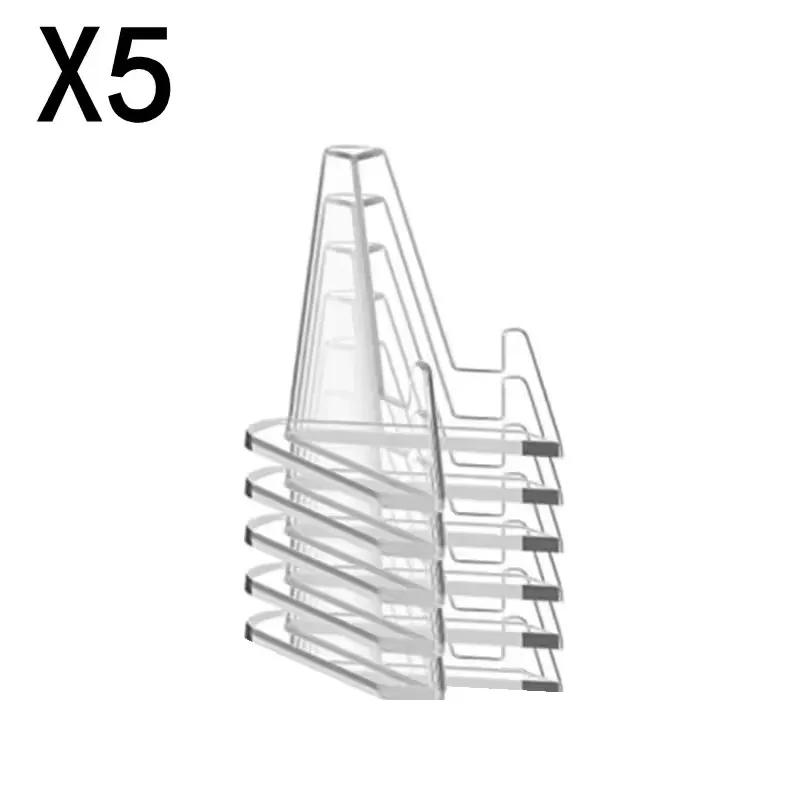 

1-30 шт. Прозрачные акриловые подставки-держатели для монет, маленькая подставка-мольберт, держатель для торговых карт, подставка для карточек K-pop айдолов, органайзер для карточек