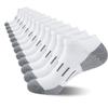 12 Pairs of Men'S Cushioned Short Socks for Sports And Running Performance.