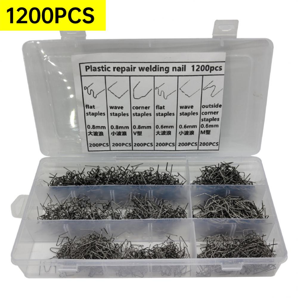 3000/1200/600pcs Plastic Repair Machine Welding  Stapler Bumper Fender Welder Staples Kit For Soldering Bumper Vehicle Repair