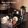 Clear Cosmetics Organizer: All-in-One Storage Box for Lipsticks & Eyeshadows, Divided Makeup Drawer for Dressing Table.