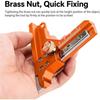Premium-Adjustable Table Saw Depth Gauge Aluminum Alloy Saw Blade Fixed Height Ruler Table Saw Depth Adjustment Tool