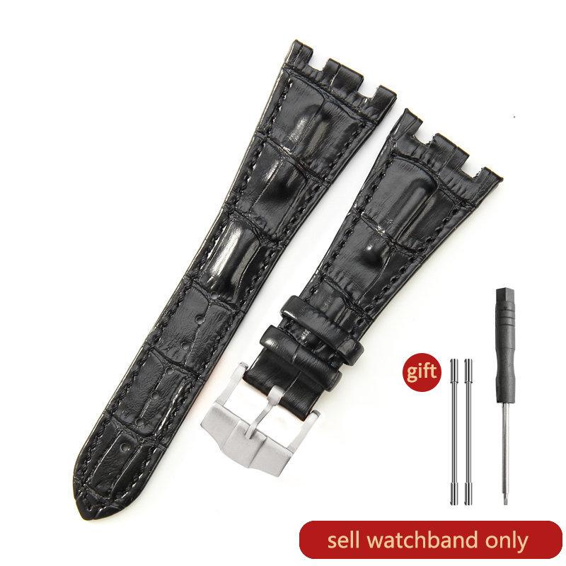Cinturino Orologio in Pelle di Mucca Primo Strato per AP Aibi 15703 26471 26474 Serie Royal Oak Offshore 28mm Accessori Orologio per Uomo CinturinoMN