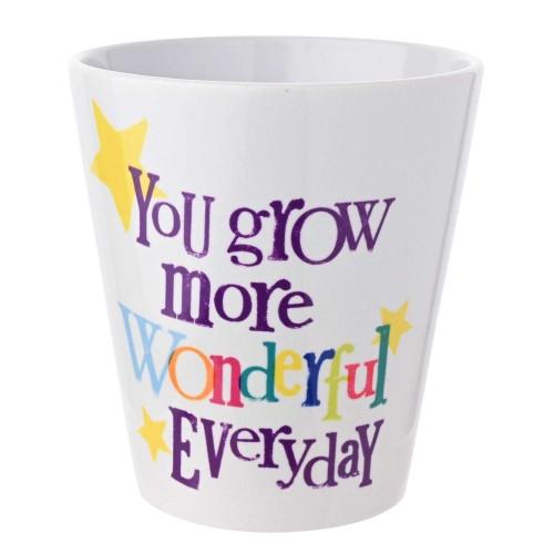 Brightside You Grow More Wonderful Mini Plant Pot