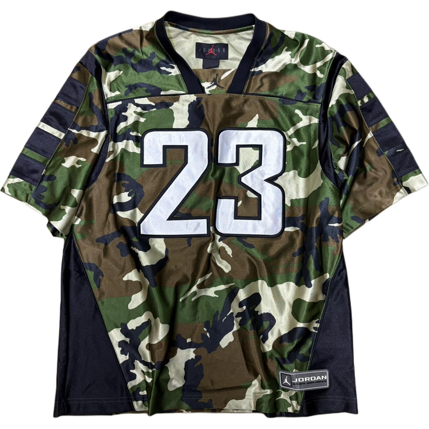 Jordan Камуфляжная футболка с коротким рукавом, пуловер, унисекс, футболки HQ4706-394 L