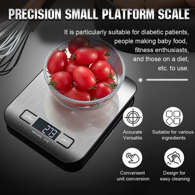 Coffee Scale Digital Kitchen Scale LCD Display Electronic Weights Scales USB Charging Food Weighing Scale Baking Measuring Tools