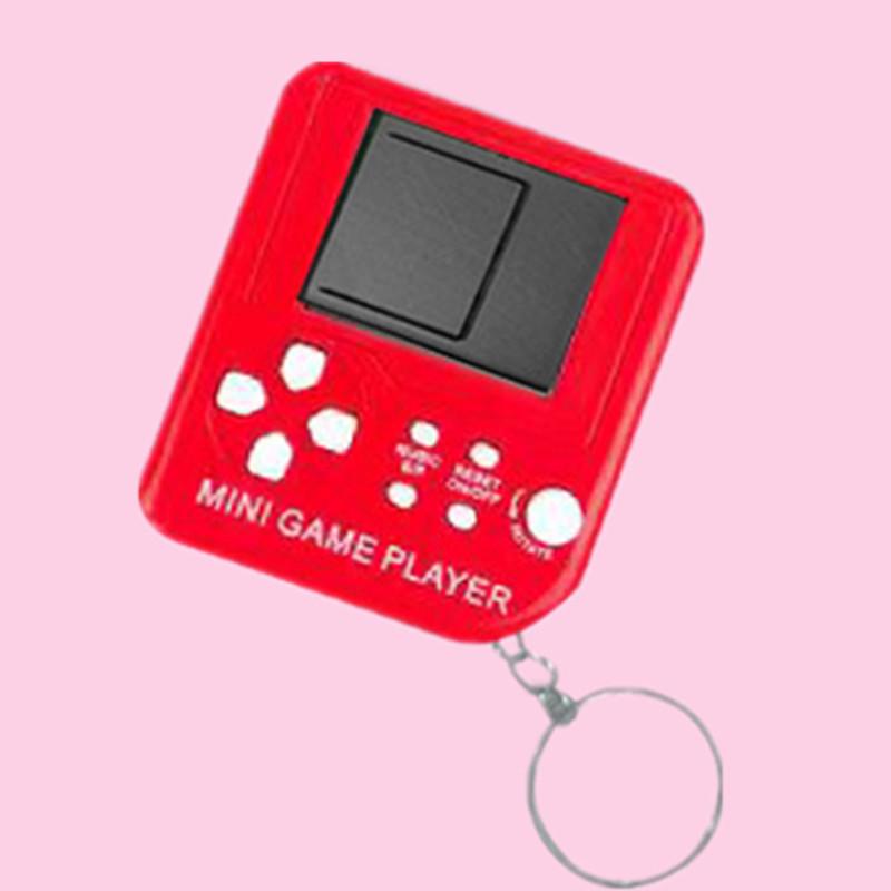 Handheld Mini Tetris Game Console Keychain - Nostalgic Decompression Toy & Creative Gift