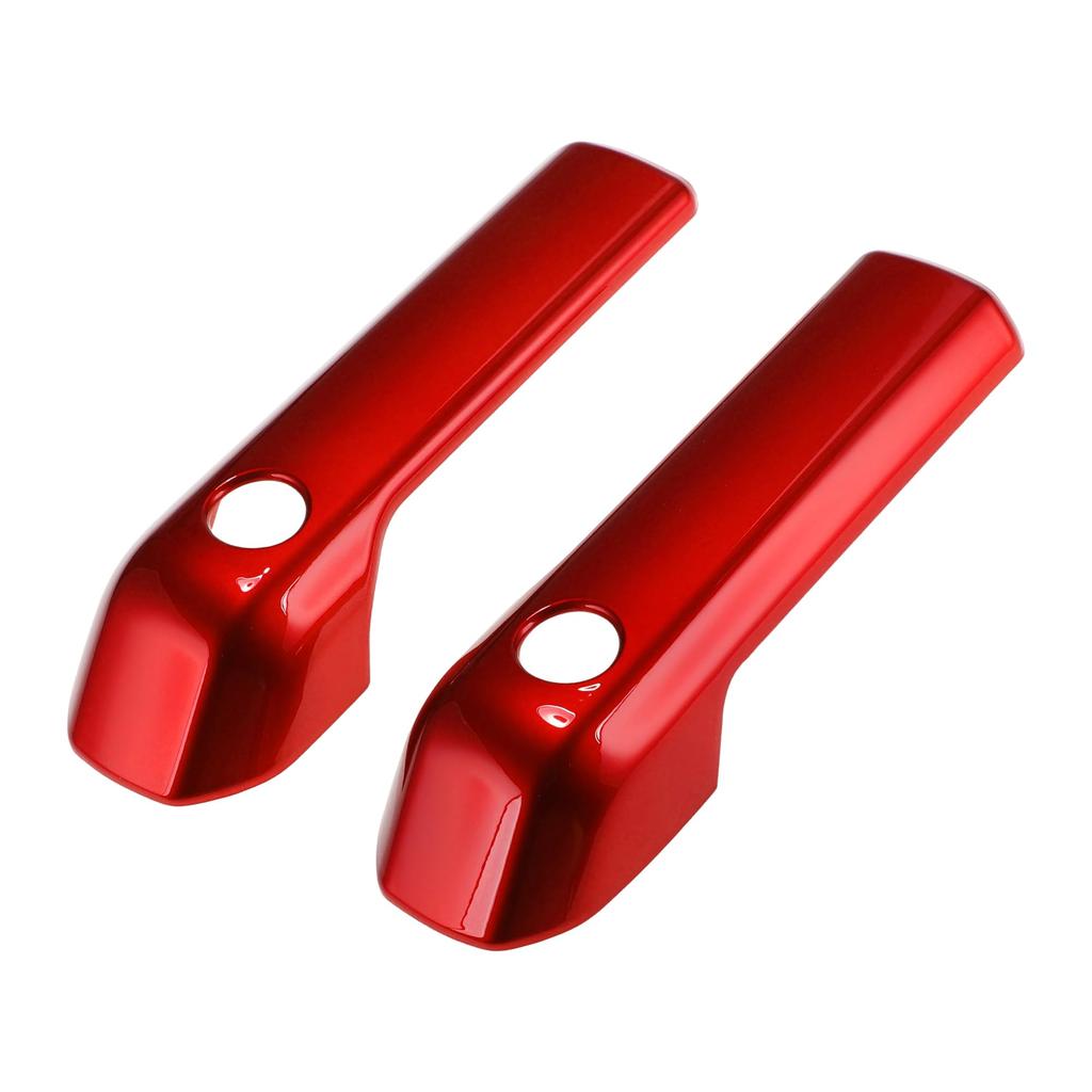 FUELHOOD Door Bowl Handle Trim for Suzuki Jimny JB64 ABS Red Door Handle Sticker (2pcs) 3-Door