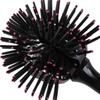 Pink 360 Degree Ball Hairbrush Plastic Round Curly Hair Comb 3D Round Hair Brushes Comb  Make Up