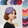 Einfarbige Fascinator-Basis Kopfschmuck Maskenball Zylinder Mode Braut Kopfschmuck Dame