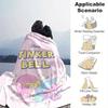 1pc, Disney Tinker Bell Home Decor Flannel Blanket, Gift for Bedroom, Living Room, Travel, Camping