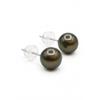 Boucles d'oreilles - PEARLS &amp; COLORS - Prestige - Perle de Tahiti 7,5–8 mm - Or blanc 375/1000 - Qualité A+