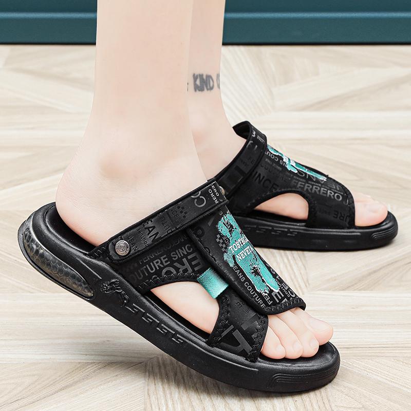 

Men s Triple Color Beach Sandals 39-44 Black Grey Khaki Outdoor Shoes Non Slip Sole Arch Support for Summer Swimming Walking 44 чёрный