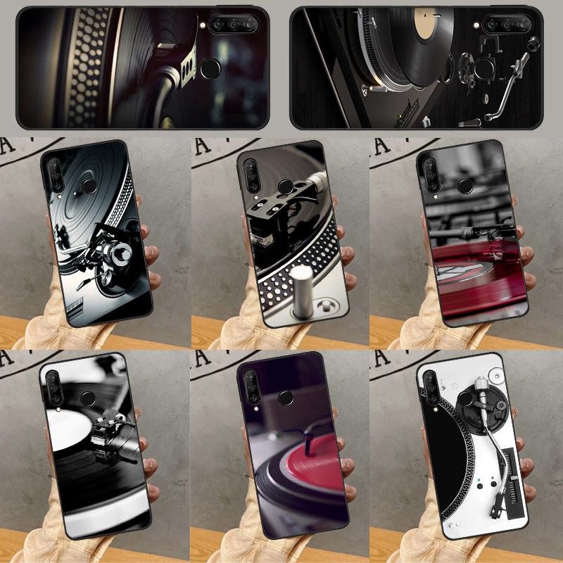 Vinyl DJ Record Art For Huawei P30 P40 Lite P60 Pro Nova 7i 8i 11i 12i 12s 10 9 SE Y90 Y60 Y70 Y72 Y61 Y91 Case