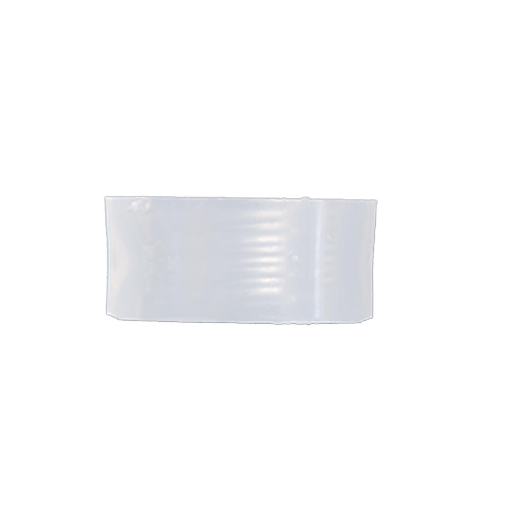 50Pcs Hex Nuts Plastic Environmental Corrosion White Resistance Hexagonal Nuts for Industrial Accessories