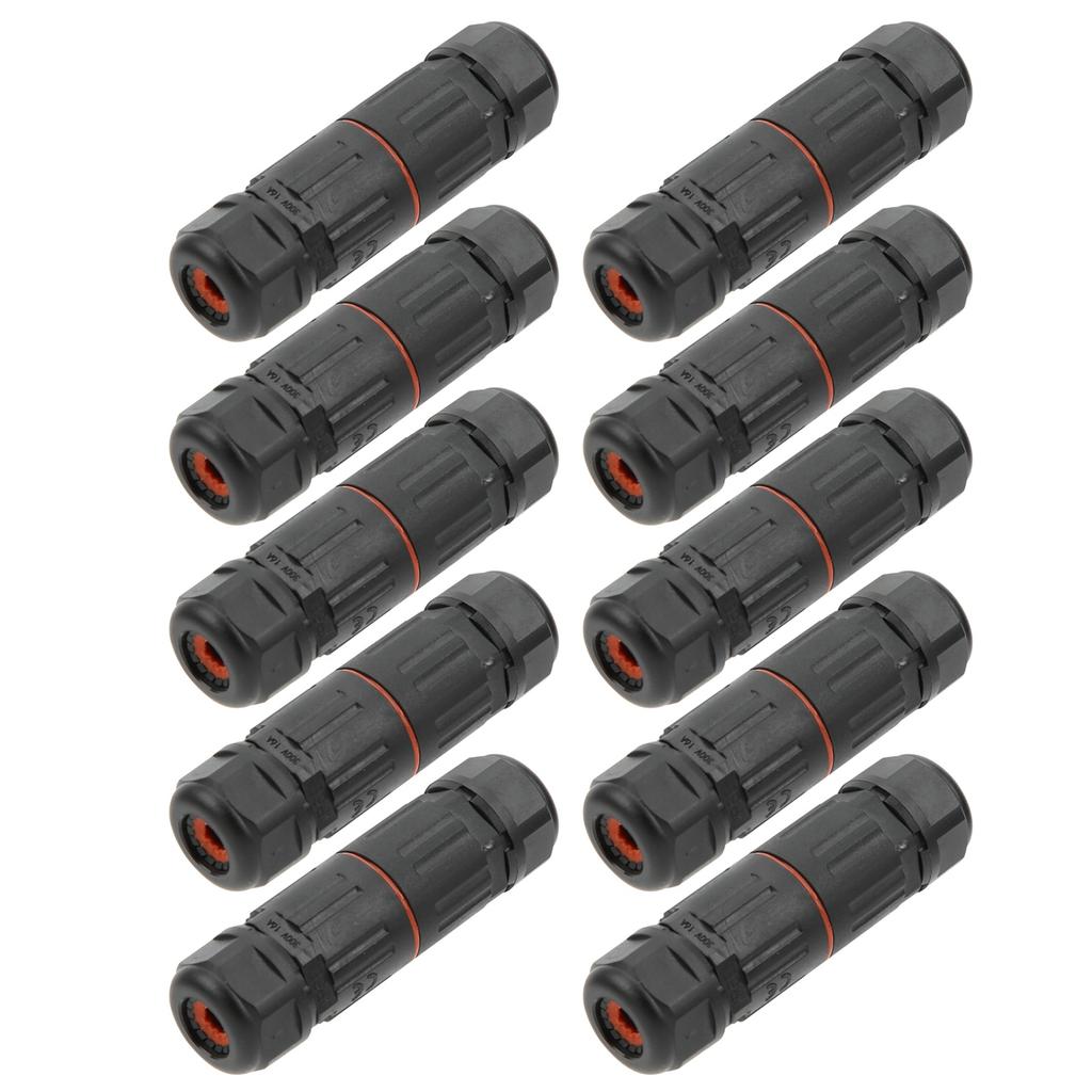 10 Stück Wasserdichter Stecker Elektrisch IP68 Klemmen Sortimentskasten für Straßenlaternen