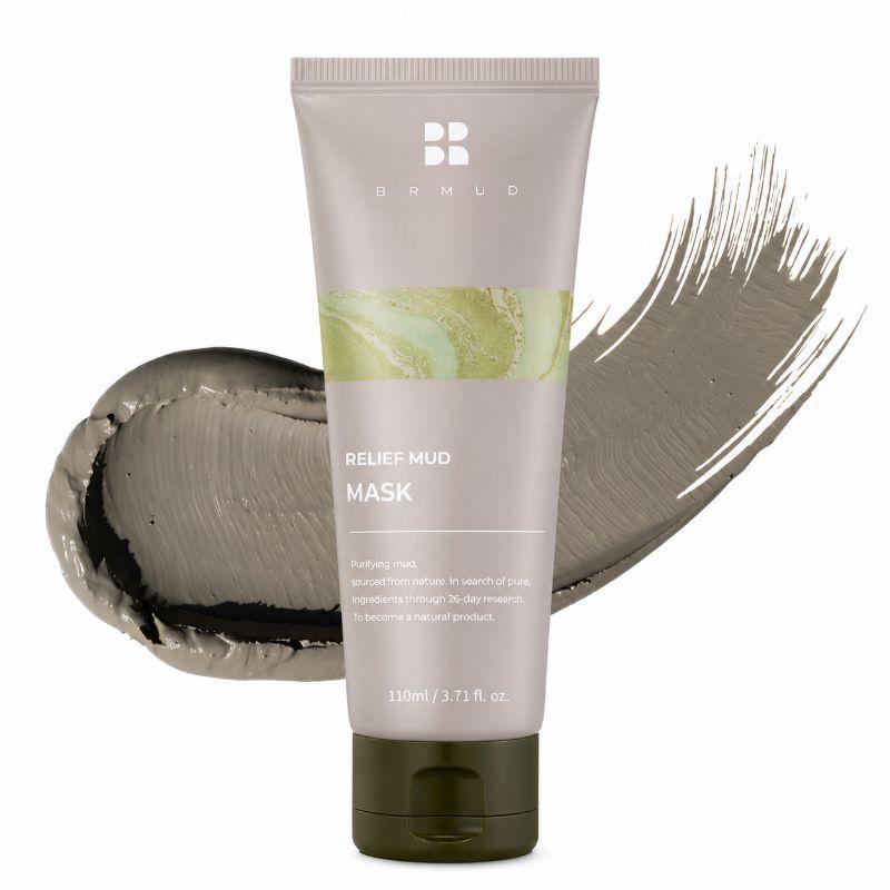 BRMUD Recovery Mud Pore Care Mask Pack 110ml Boryeong Mud Deep Cleansing Exfoliating Wash-Off Mask K-Beauty Skincare