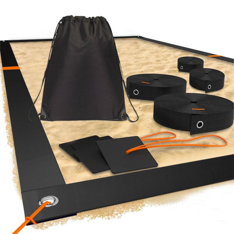 Sand Volleyball Lines Professional Grass Volleyball Lines Portable Sports Supplies Reusable Tennis Courts Equipment for Daily