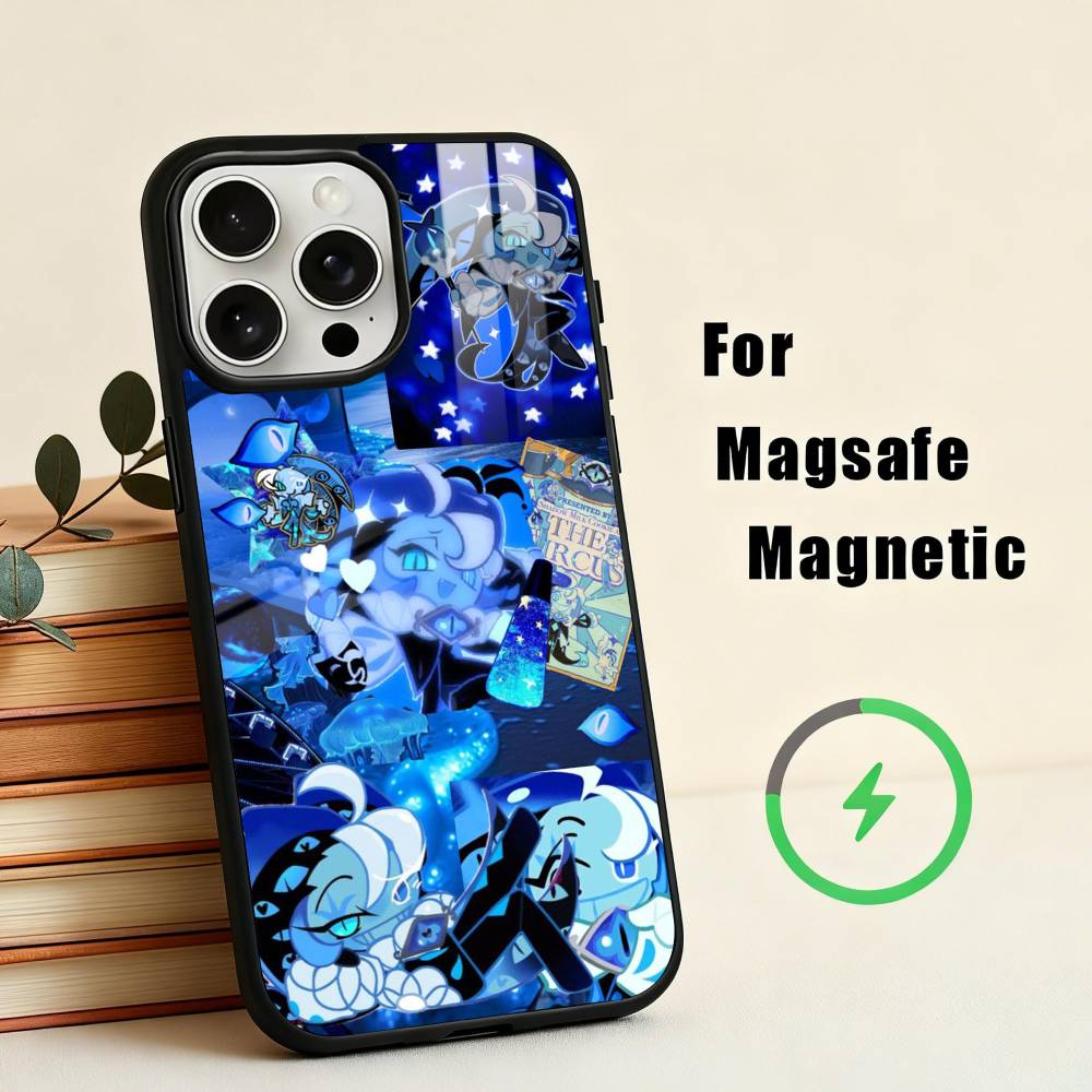 S-Shadow M-Milk C-Cookie R-Run   Phone Case For iPhone 17,16,15,14,13,12,Plus,Pro,Max for Magsafe Magnetic Wireless Charging