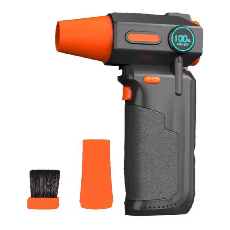 

Rechargeable Air Duster Electric Turbo Fan Jet Fan 3-Speed Adjustable For Car Cleaning