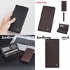 Womens Long Wallet Rfid Blocking Pu Leather With Solid Color Design And Letter Decor For Daily Use