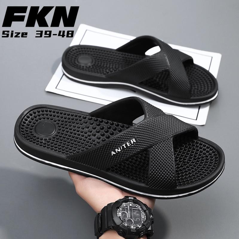 Yto Curtain Men's Light Summertime Slide Shoes Eva Slide Shoes Plus Size Indoor And Outside Sandal Shoes Flat Anti-Skid Plush Comfort Slide Shoes Garden Shoes 48 C