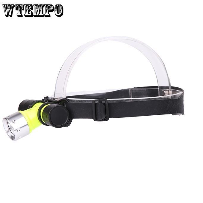 

Сильный свет дайвинг головной фонарь светодиодный высокомощный супер яркий дальнобойный фонарь дайвинг водонепроницаемое освещение Headlight+Battery+USB+Box жёлтый