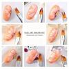 8PCS Nail Art Brush Set Flower Painting Pen Flower Pen Sawtooth Pen Sawtooth Pen DIY Handmade Special-shaped Carving Nail Art Tools